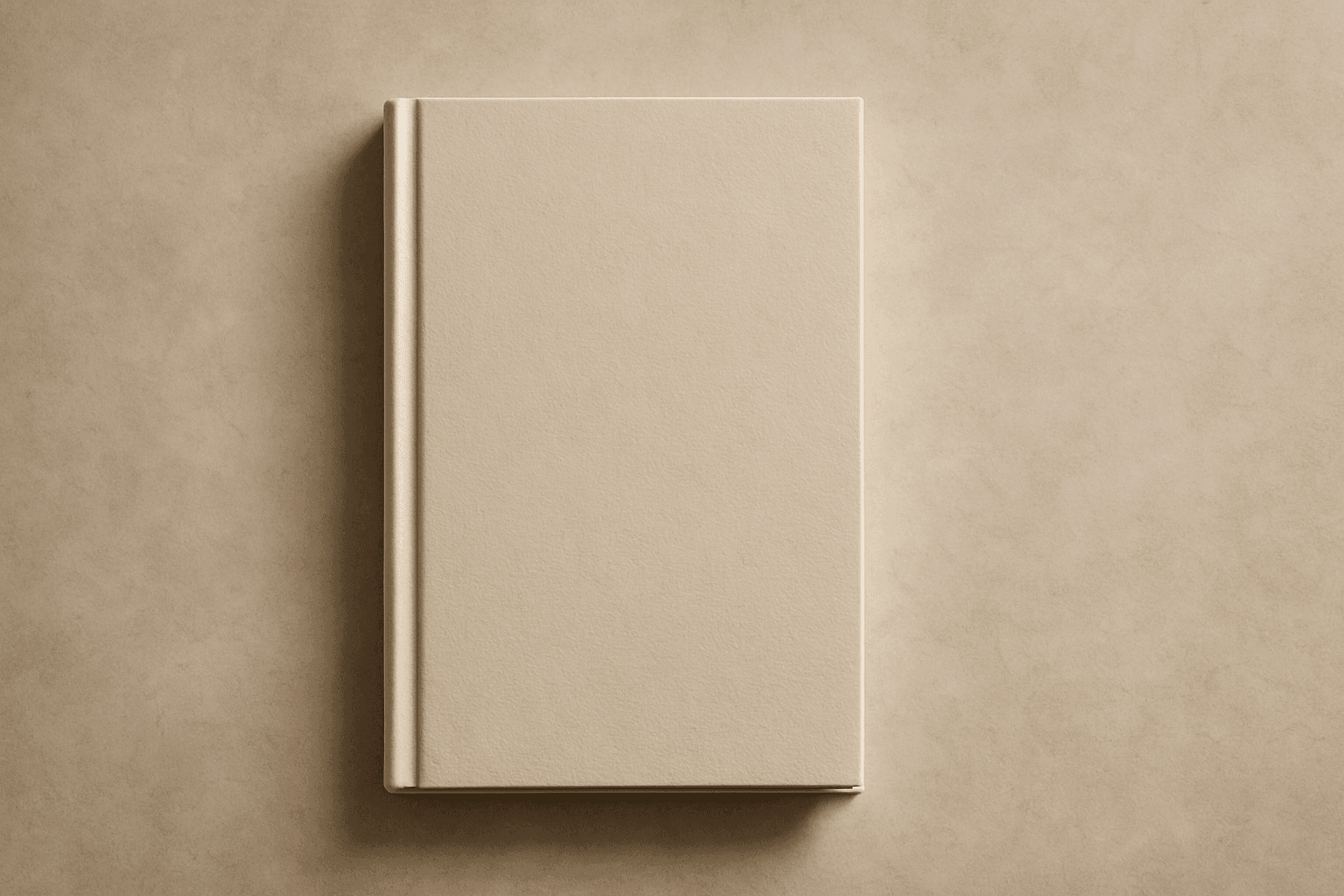 Clean and balanced book cover layout with realistic paper texture and subtle depth