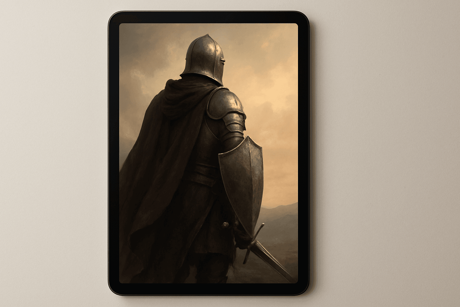 Clean, modern ebook cover design featuring a fantasy-themed central figure and refined lighting