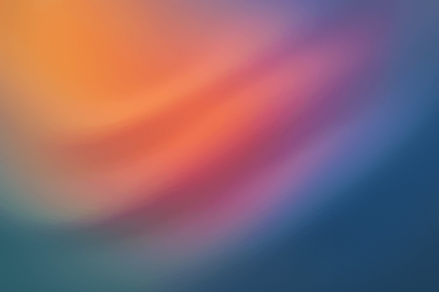 Abstract smooth gradient color transitions blending warm and cool hues with realistic lighting