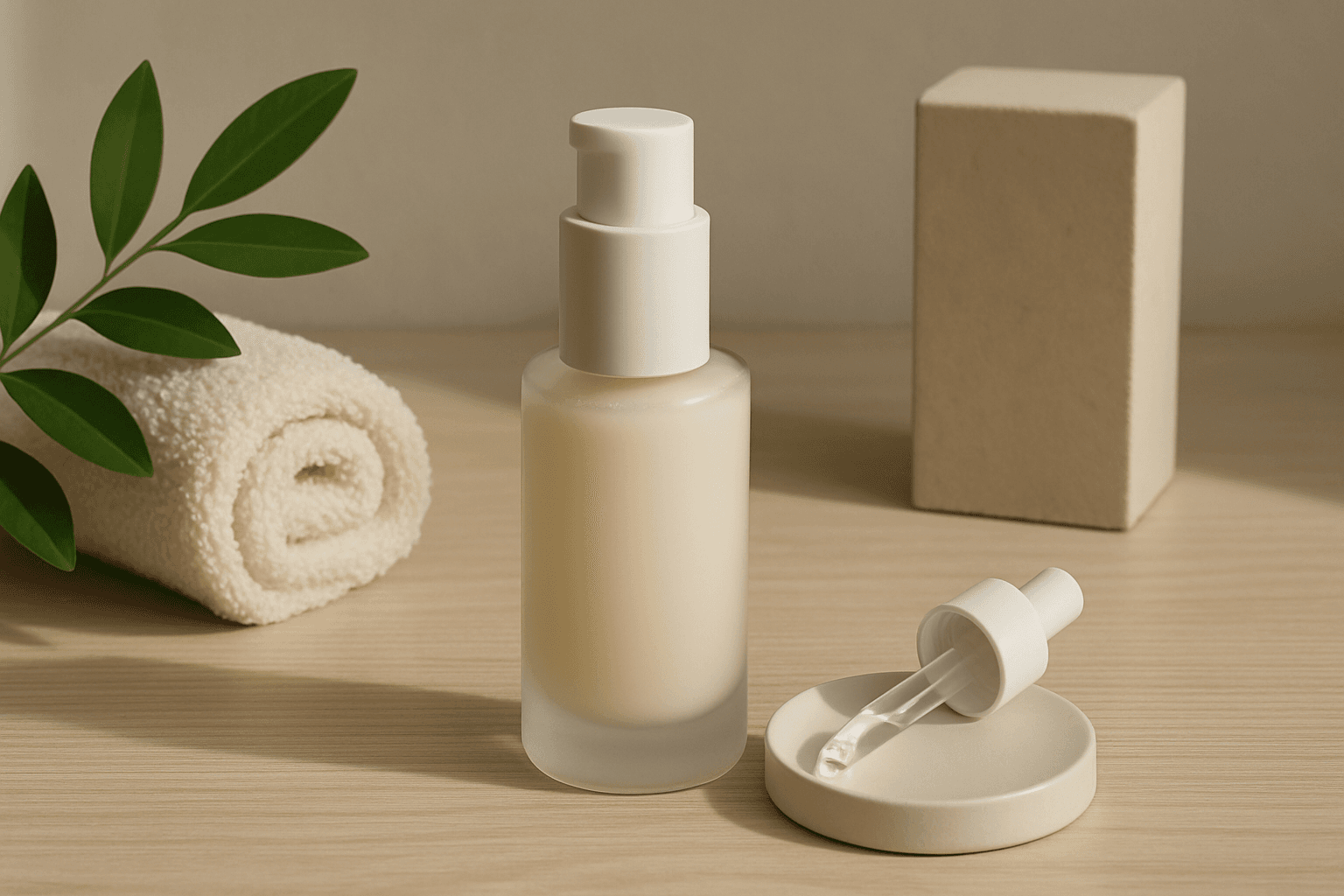 Modern social media ad creative with clean composition and refined lighting