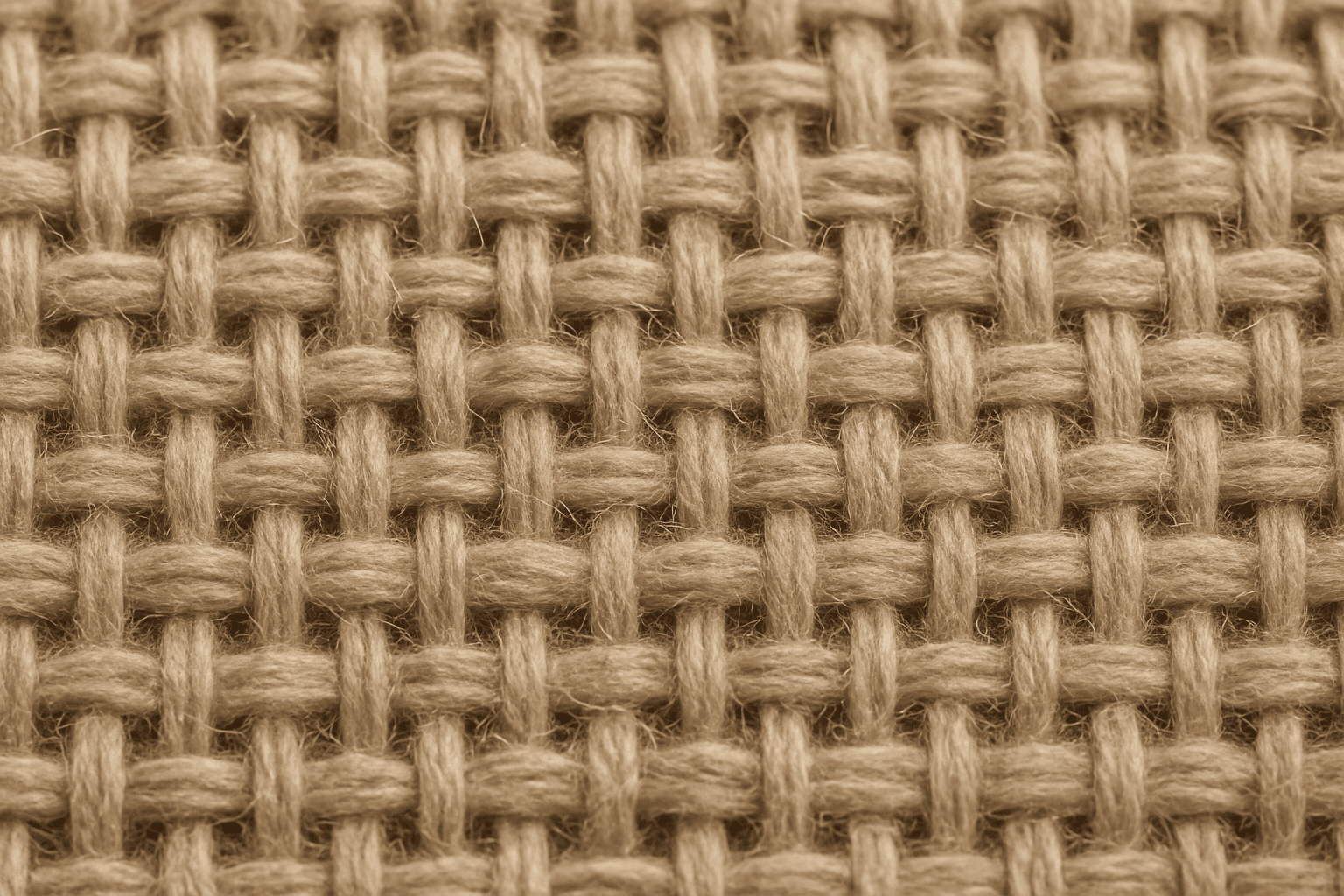 Close-up detailed woven textile texture showing interlaced threads and fibers