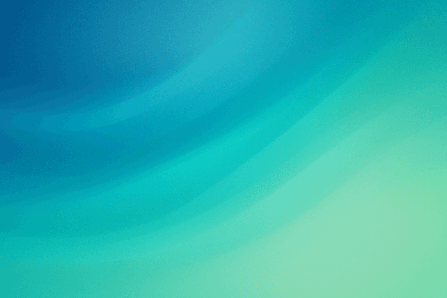 Colorful abstract digital artwork showing smooth color transitions in an analogous color scheme featuring blue, teal, and green hues