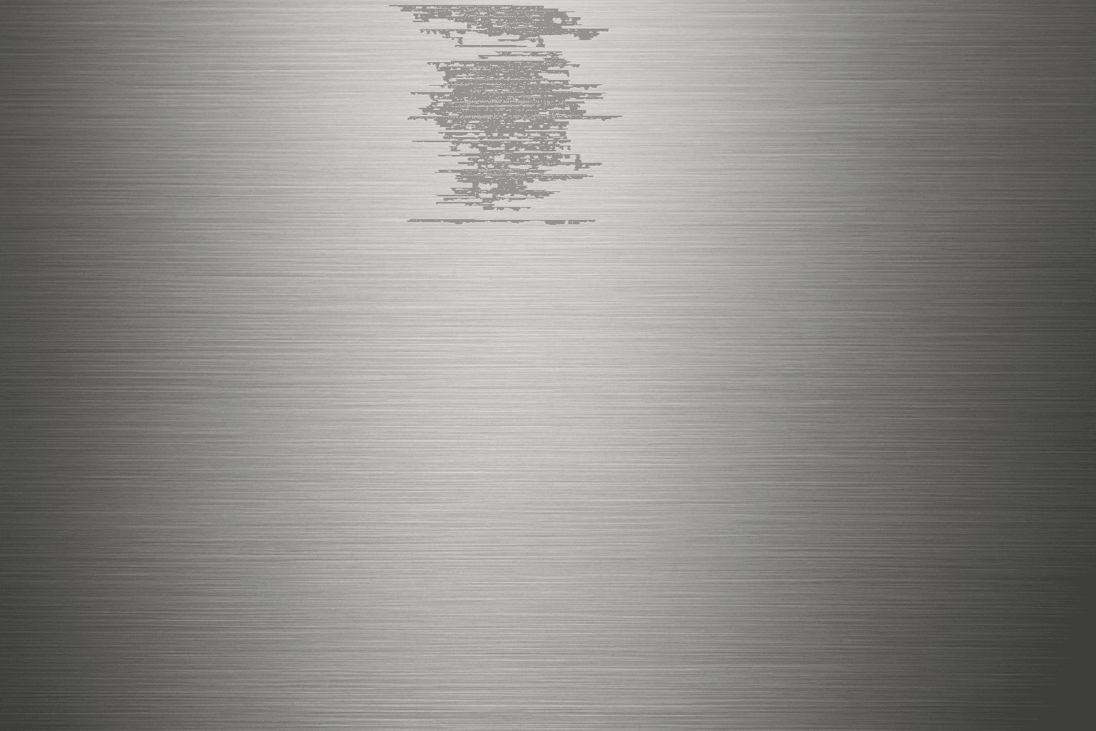 Close-up photorealistic brushed steel texture with linear grain and subtle matte reflections