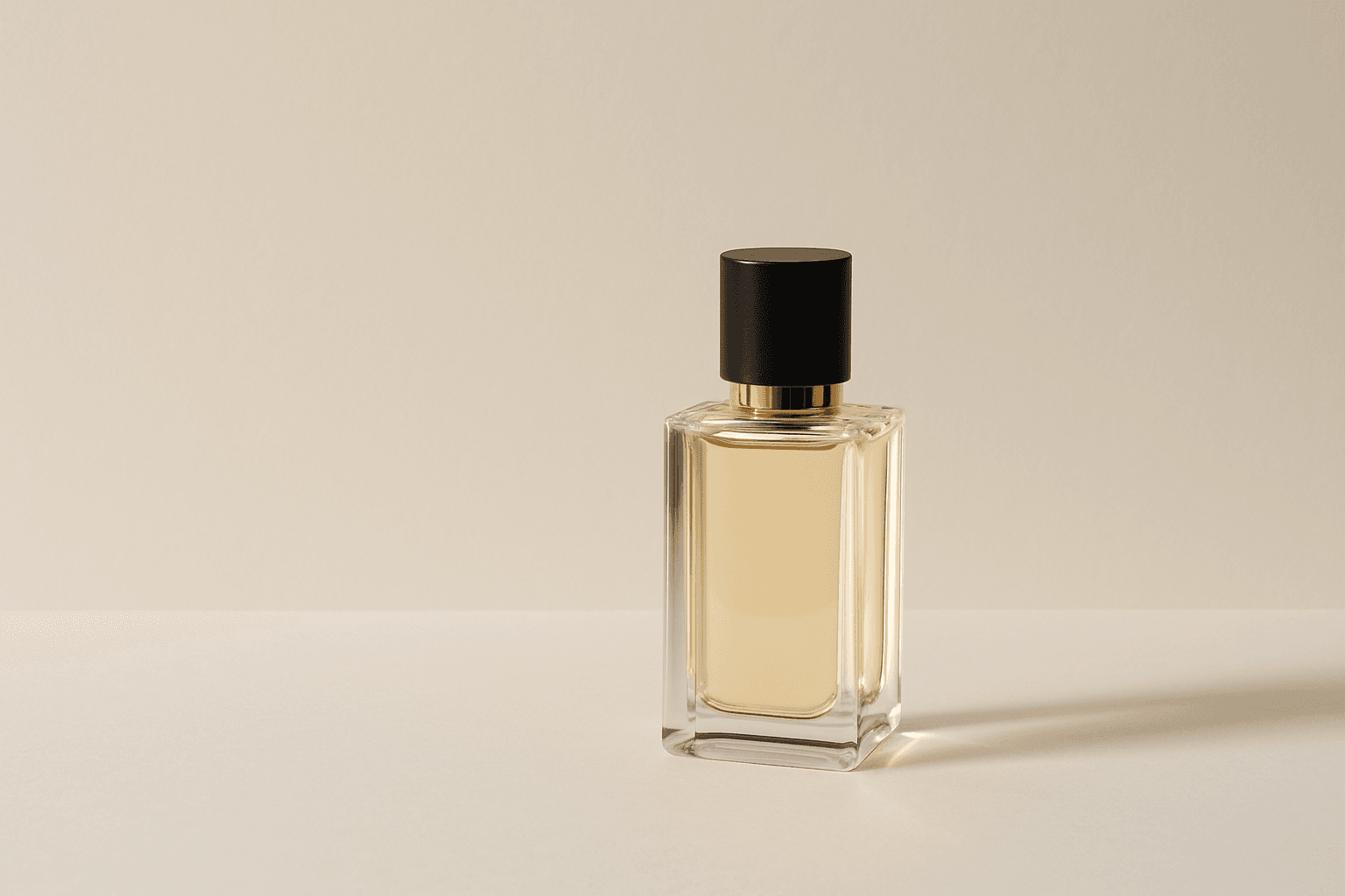 Modern minimalist product image with ample negative space and clean composition