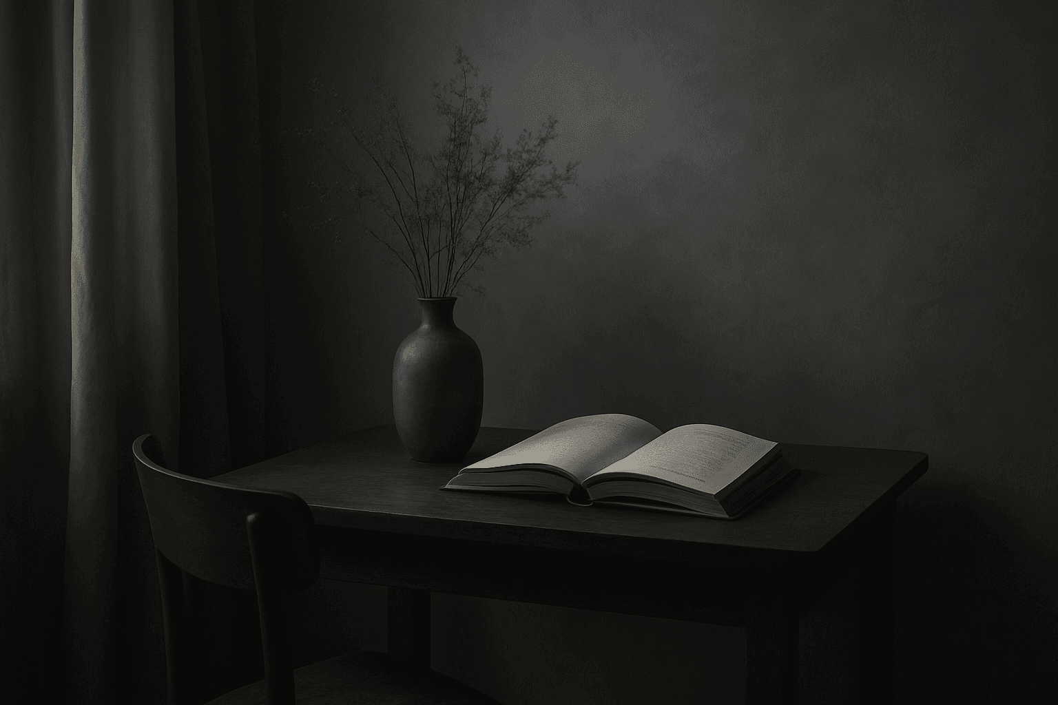Moody AI prompt keyword hero image for the PromptAtlas Atmosphere category