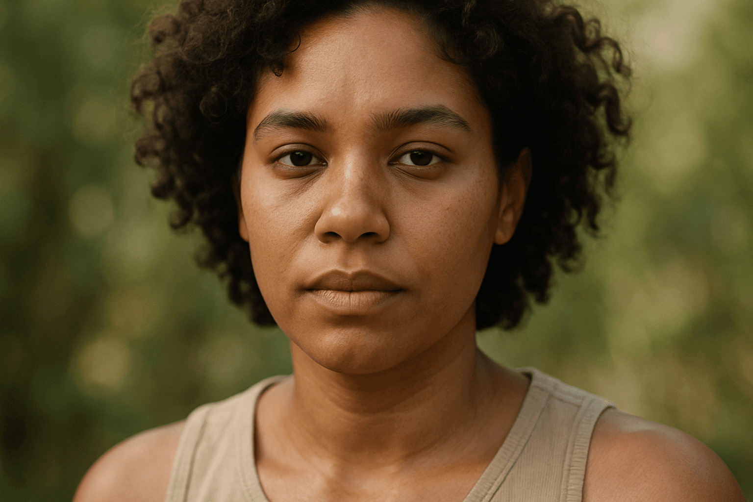 Close-up portrait highlighting a diverse range of natural skin tones with soft, realistic lighting