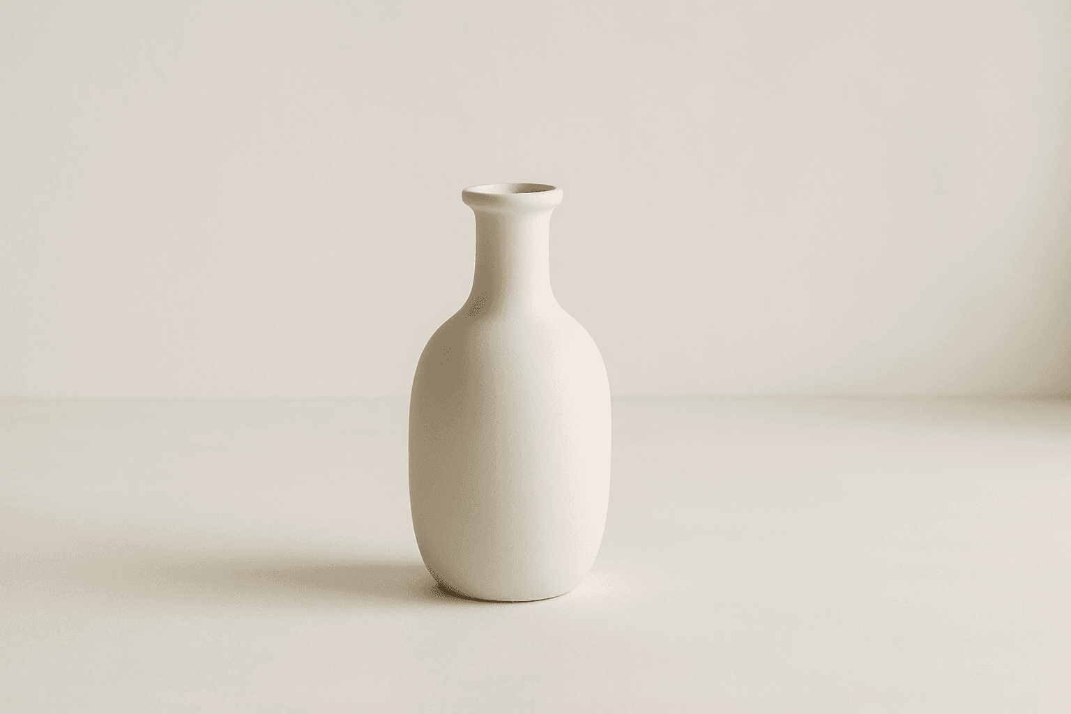 Example of negative space technique with a solitary subject and clean background
