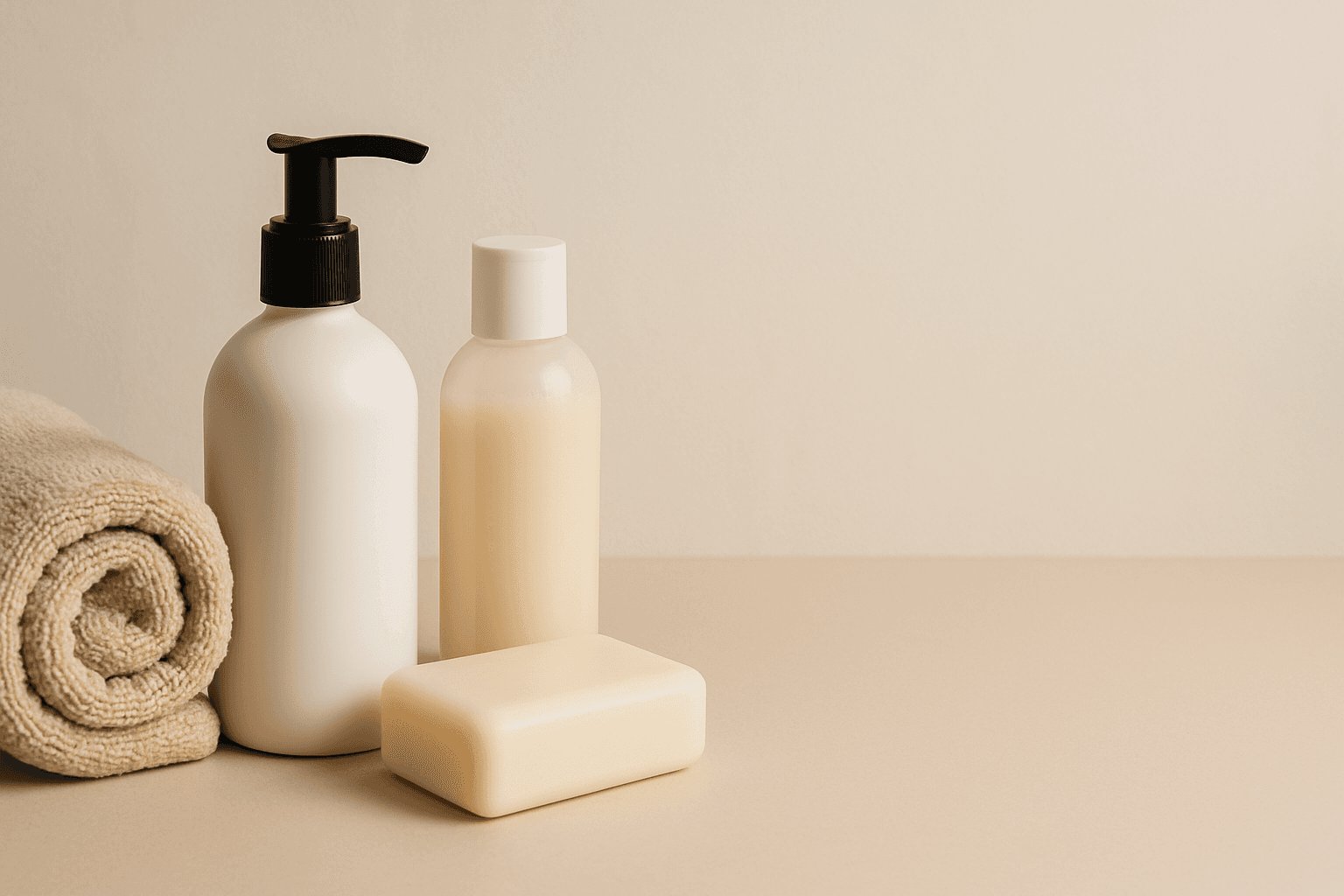 Example of a clean print advertisement layout with balanced composition and realistic lighting