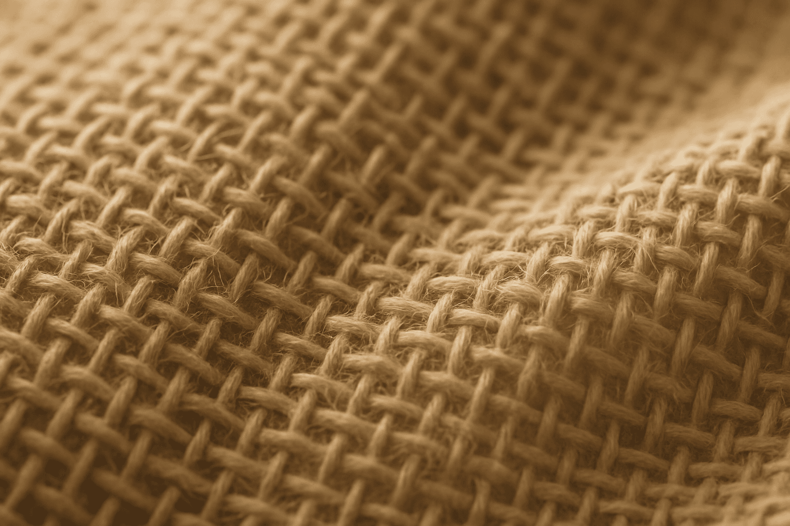 Close-up detailed woven fabric texture showing interlaced threads and fiber nuances
